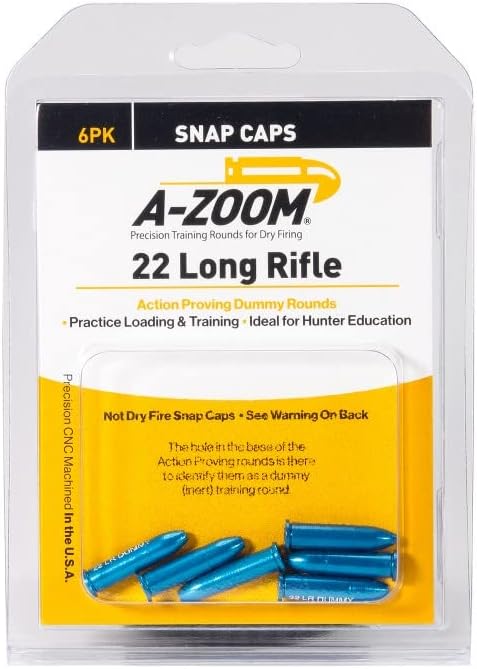 A-ZOOM SNAP CAP 22 LR - 6PK