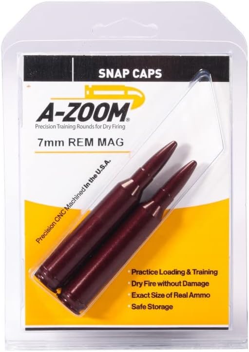 A-ZOOM SNAP CAP 7MM REM MAG - 2PK