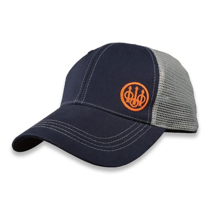 BERETTA TRIDENT LOGO TRUCKER HAT - NAVY