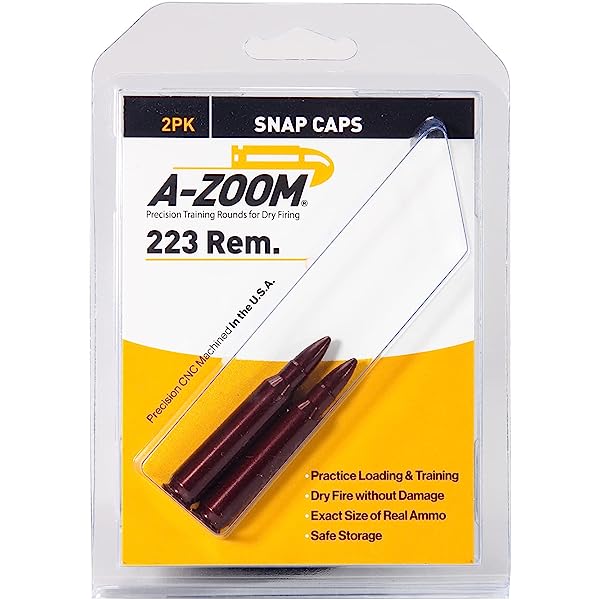 A-ZOOM SNAP CAP 223 REM - 2PK