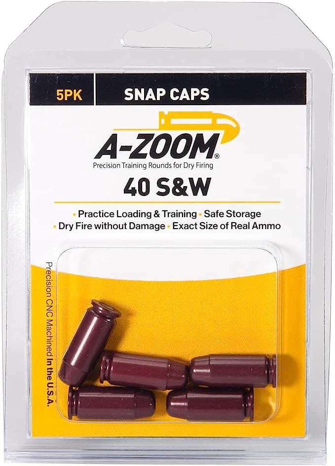 A-ZOOM SNAP CAP 40 S&W - 5PK