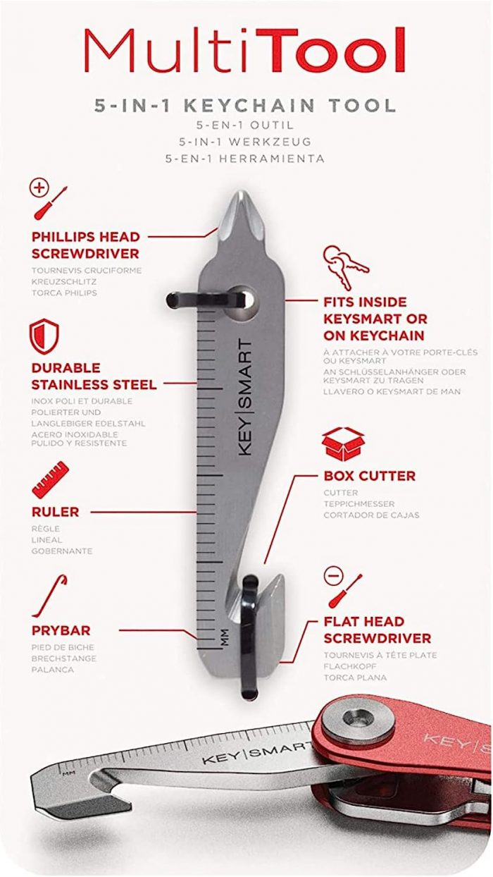 KEYSMART MULTITOOL 5-IN-1 KEYCHAIN TOOL