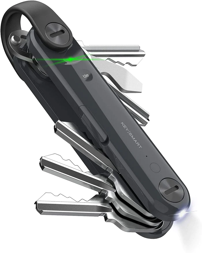 KEYSMART MAX WITH TILE SMART STEEL GRAY