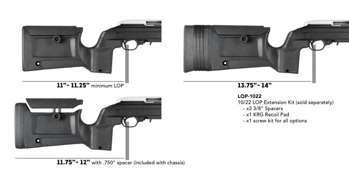 KRG RUGER 10/22 BRAVO CHASSIS - GREY - Image 6