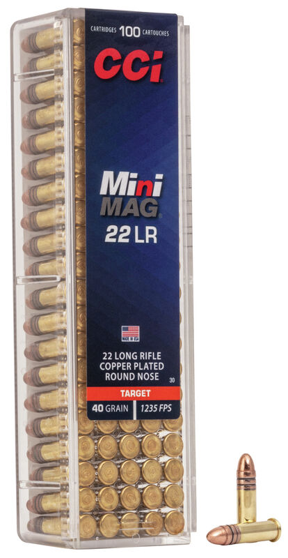 CCI TARGET MINI MAG 22LR 40GR RN - 100RD