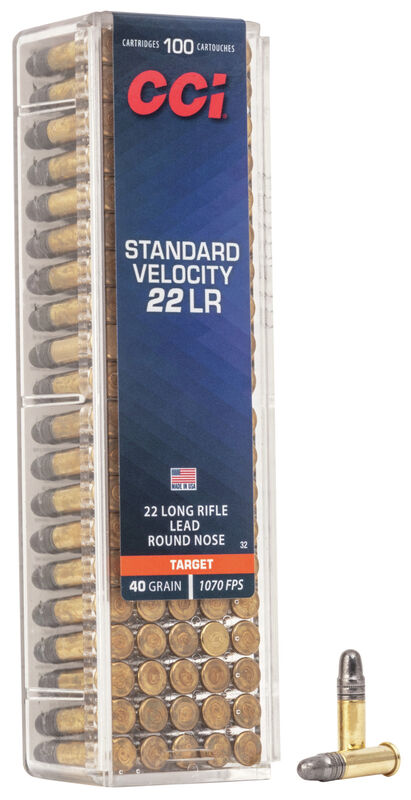 CCI TARGET STD VEL 22LR 40GR LRN - 100RD