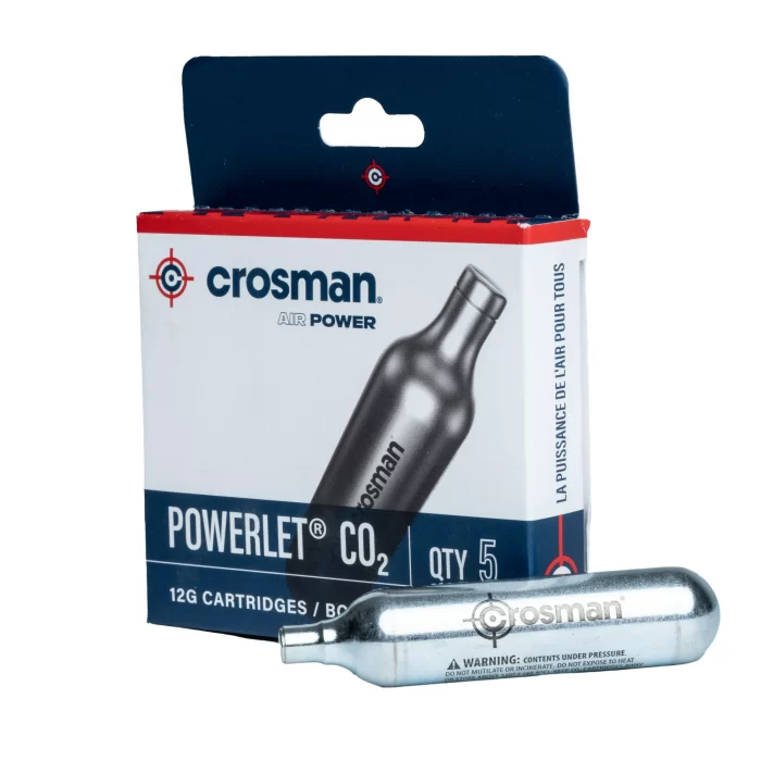 CROSMAN POWERLET CO2 CARTRIDGES - 5PK