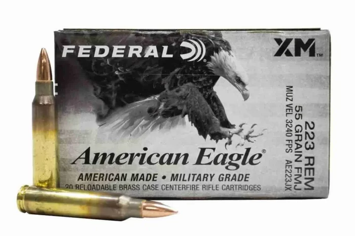 FEDERAL AE223 223REM 55GR FMJ