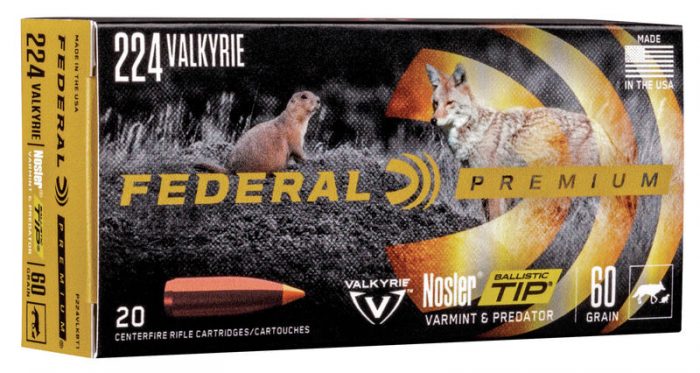 FEDERAL V&P 224VALKYRIE 60GR NBT - 20RD