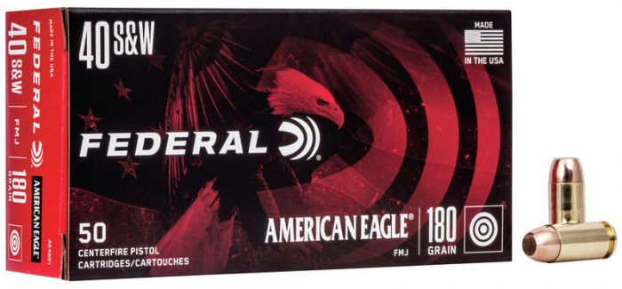 FEDERAL AE 40S&W 180GR FMJ - 50RD