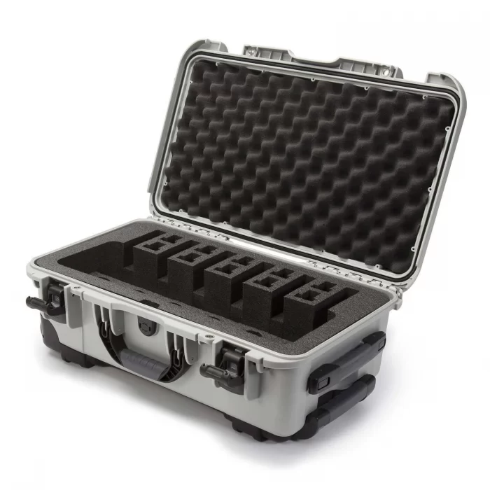 NANUK 935 6 PISTOL CASE - SILVER
