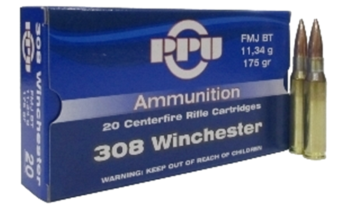 PRIVI PPU 308WIN 175GR FMJ BT - 20RD