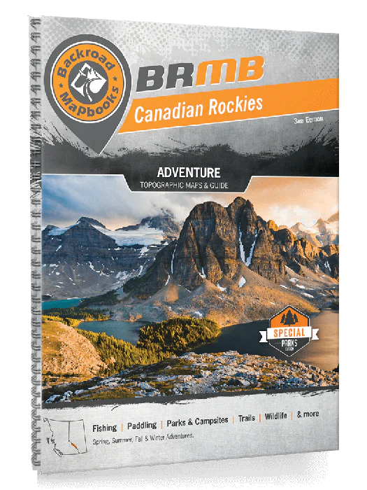BACKROAD MAPBOOKS CANADIAN ROCKIES 3RD