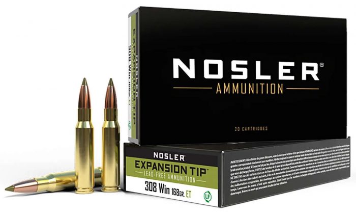 NOSLER 40032 E-TIP 308WIN 168GR 20RD