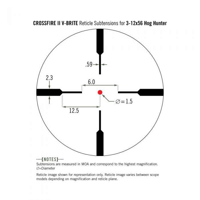 VORTEX CROSSFIRE II HH 3-12X56 V-BRITE - Image 3