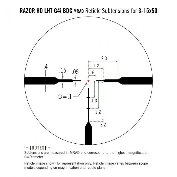 VORTEX RAZOR HD LHT 3-15X50 G4I BDC - Image 3