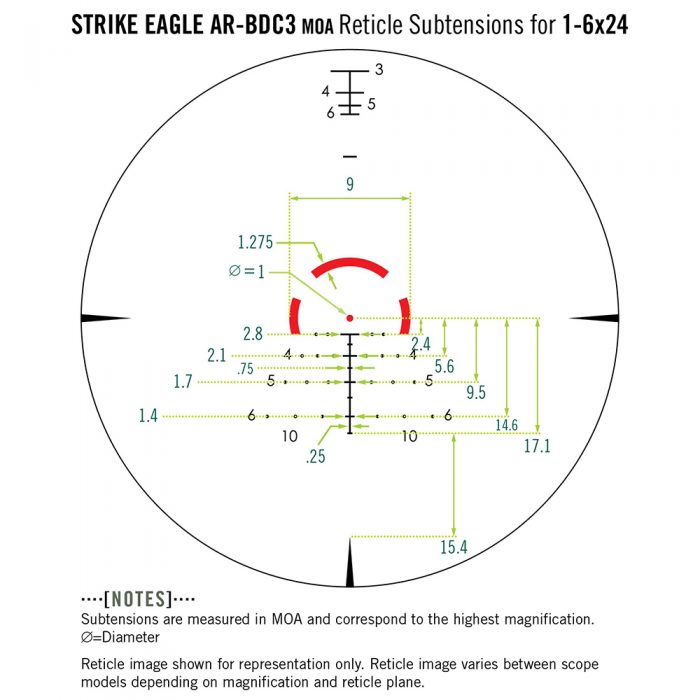 VORTEX STRIKE EAGLE 1-6X24 ILLUM AR-BDC3 - Image 5