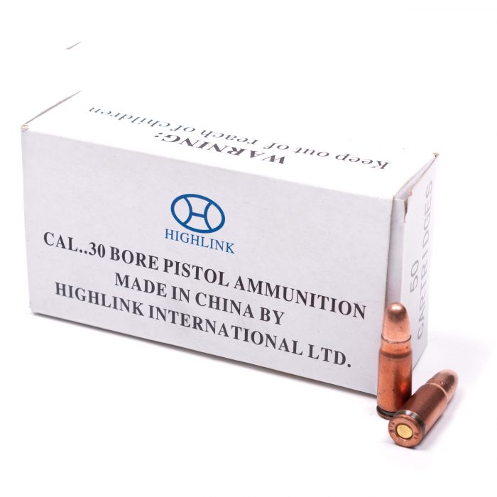 NORINCO 7.62x25 TOK 85GR FMJ