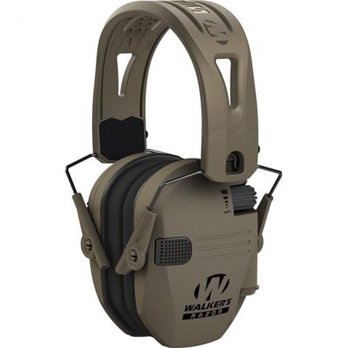 WALKERS TACTICAL ELECTRONIC HEADSET FDE