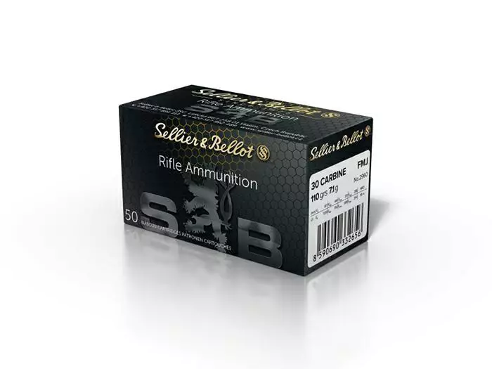 S&B 30 CARBINE FMJ 110GR 50RDS