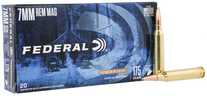 FEDERAL 7MM REM MAG 175GR SP